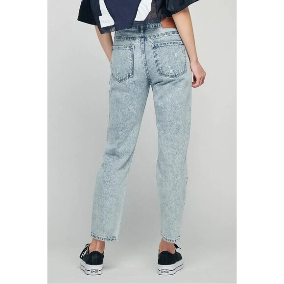 HIDDEN Bailey Vintage Wash Distressed Boyfriend 100% Cotton Jeans - Women's 29 - Picture 6 of 14